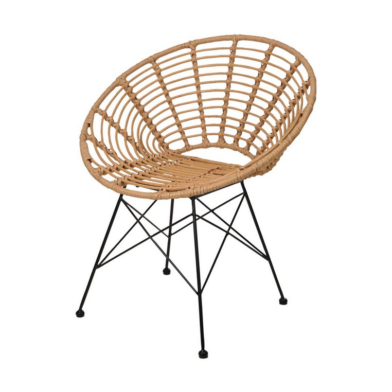 krzesło rattanowe okrągłe